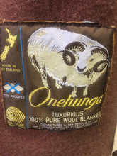 Load image into Gallery viewer, OOAK Upcycled Ladies Rich Chocolate Brown 100% NZ Wool Lined William Morris Strawberry Thief 100% Cotton Size 16