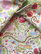 Load image into Gallery viewer, Lime Green Check 100% Wool Reversible Hooded Vest Lined in Pale Green Whimsical