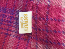 Load image into Gallery viewer, OOAK Upcycled Ladies Coat Bright Pink Check 100% NZ Wool Lined 100% Cotton - Size 18