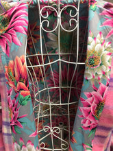 Load image into Gallery viewer, OOAK Upcycled Ladies Coat Pink & Purple Check 100% NZ Wool Lined 100% Cotton