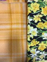 Load image into Gallery viewer, OOAK Upcycled Ladies Coat Lemon Check 100% NZ Wool Lined 100%