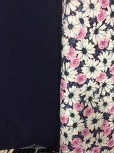 Load image into Gallery viewer, OOAK Upcycled Ladies Coat Navy Blue 100% NZ Wool Lined 100% Cotton