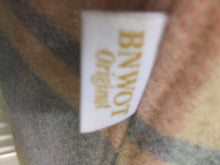 Load image into Gallery viewer, OOAK Upcycled Ladies Coat Pink & Blue Check 100% NZ Wool Lined 100% Cotton