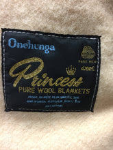 Load image into Gallery viewer, OOAK Upcycled Ladies Butter Cream 100% NZ Wool Lined Cream Poppies 100% Cotton Size 12