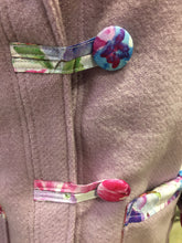 Load image into Gallery viewer, OOAK Upcycled Ladies Lilac Coat 100% NZ Wool Lined 100% Cotton - Size 14