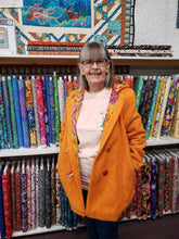 Load image into Gallery viewer, OOAK Upcycled Ladies Orange 100% NZ Wool Lined 100% Cotton