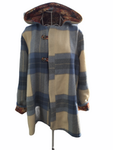 Load image into Gallery viewer, OOAK Upcycled Ladies Coat 100% NZ Wool Lined 100% Cotton - Size 12