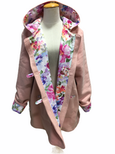 Load image into Gallery viewer, OOAK Upcycled Ladies Pale Pink 100% NZ Wool Lined 100% Cotton Made to Order