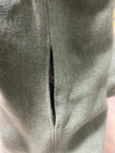 Load image into Gallery viewer, OOAK Upcycled Ladies Green Coat 100% NZ Wool Lined 100% Cotton - Size 14