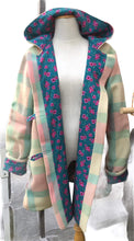 Load image into Gallery viewer, OOAK Upcycled Ladies Coat 100% NZ Wool Lined 100% Cotton - Size 14