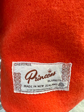 Load image into Gallery viewer, OOAK Upcycled Ladies Orange Coat 100% NZ Wool Lined 100% Cotton - Size 12