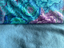 Load image into Gallery viewer, OOAK Upcycled Ladies Blue & Fawn 100% NZ Wool Lined 100% Cotton