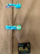 Load image into Gallery viewer, OOAK Upcycled Ladies Blue & Fawn 100% NZ Wool Lined 100% Cotton
