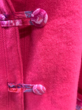 Load image into Gallery viewer, OOAK Upcycled Ladies Pink Check 100% NZ Wool Lined 100% Cotton