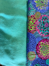 Load image into Gallery viewer, OOAK Ladies Upcycled 100% Wool Turquoise Coat Lined 100% Cotton - MADE TO ORDER