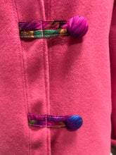 Load image into Gallery viewer, OOAK Upcycled Ladies New Pink Wool Coat 100% Wool Lined 100% Cotton - Size 12