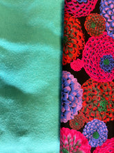 Load image into Gallery viewer, OOAK Ladies Upcycled 100% Wool Turquoise Coat Lined 100% Cotton - MADE TO ORDER