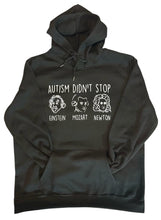 Load image into Gallery viewer, Adult Autism Awareness Einstein Hoodie Available in Black or Grey
