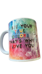 Autism Awareness 11oz Mug - True Colours