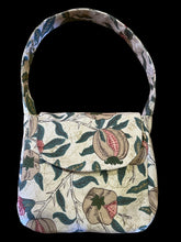 Load image into Gallery viewer, Saddlebag made with William Morris &quot;Fruits&quot; Linen lined 100% Cotton
