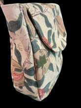 Load image into Gallery viewer, Saddlebag made with William Morris &quot;Fruits&quot; Linen lined 100% Cotton
