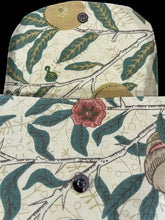 Load image into Gallery viewer, Saddlebag made with William Morris &quot;Fruits&quot; Linen lined 100% Cotton
