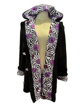 Load image into Gallery viewer, OOAK Ladies New 100% Wool Black Coat Lined 100% Cotton - MADE TO ORDER
