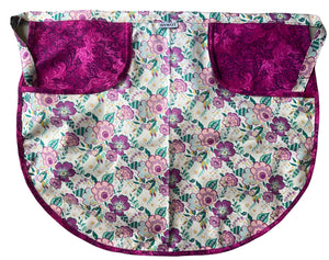 Peg Apron Cerise & Cerise Floral