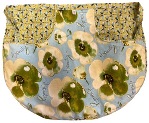 Peg Apron Green & Green Beauty Floral