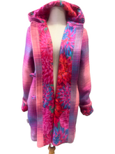 Load image into Gallery viewer, OOAK Upcycled Ladies Pink &amp; Turquoise Plaid 100% Wool Lined 100% Cotton Order
