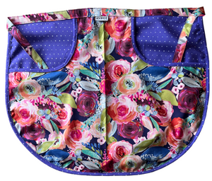 Peg Apron Blissful Blooms & Purple