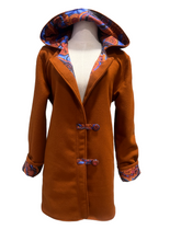 Load image into Gallery viewer, OOAK Ladies New 100% Wool Mustard Coat Lined 100% Cotton - MADE TO ORDER
