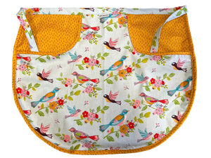 Peg Apron Sunshine Birds & Mustard Dash