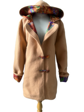 Load image into Gallery viewer, OOAK Upcycled Ladies Camel 100% NZ Wool Lined 100% Cotton Order
