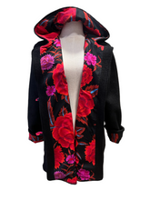 Load image into Gallery viewer, OOAK Ladies New 100% Wool Black Coat Lined 100% Cotton - MADE TO ORDER
